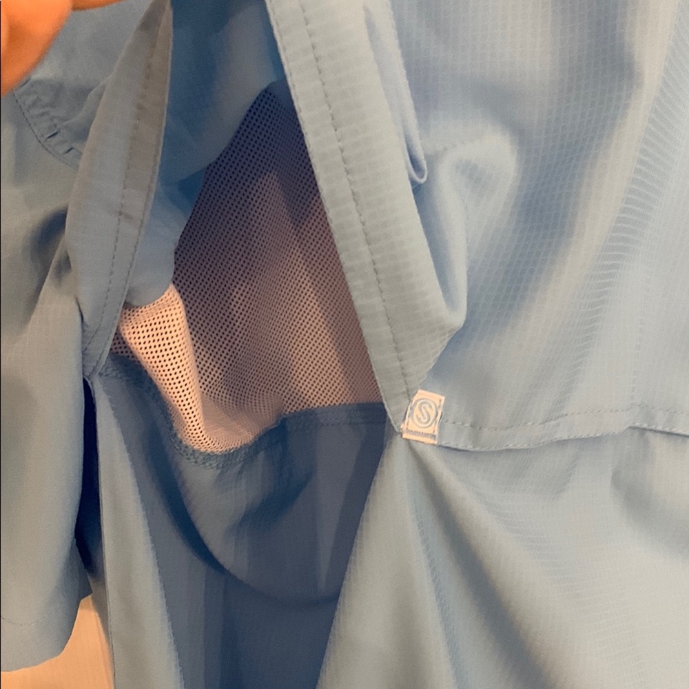 Scales Blue Button Down Shirt US AM Tour - Picture 7 of 7